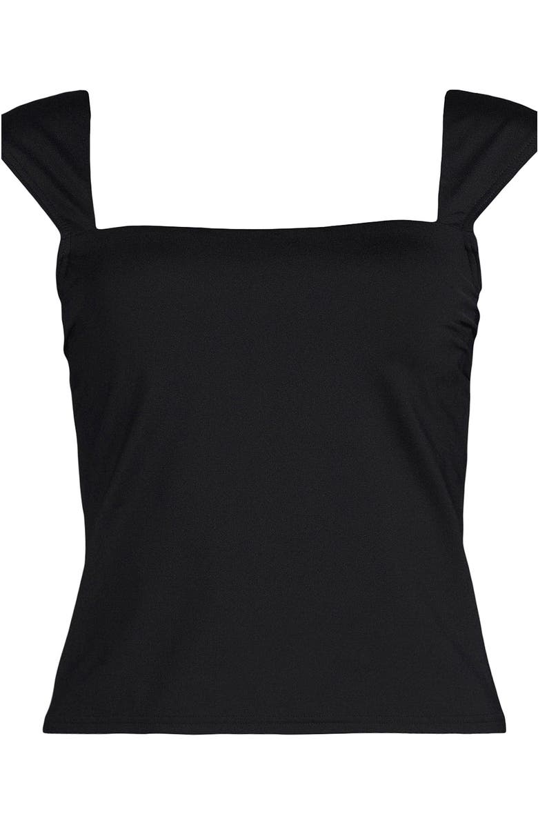 Womens Square Neck Underwire Square Back Tankini Swimsuit Top