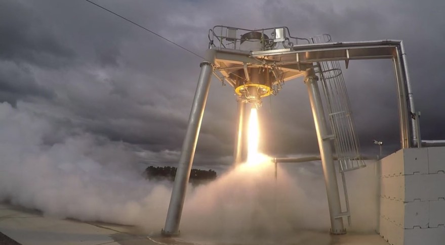 Rocket Lab Test Firing Second Stage