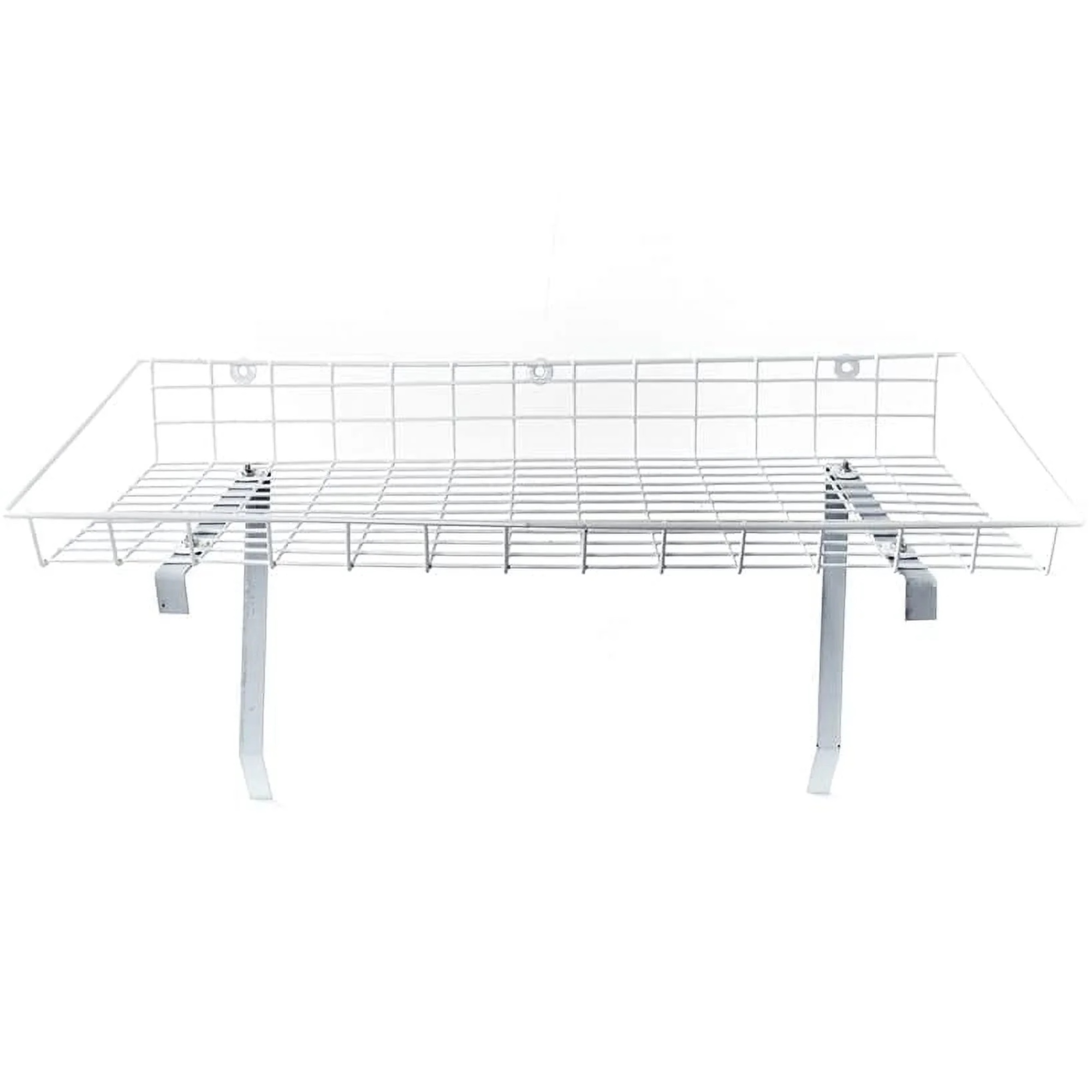 Laundry Room Utility Shelf Storage Over Washer or Dryer, White