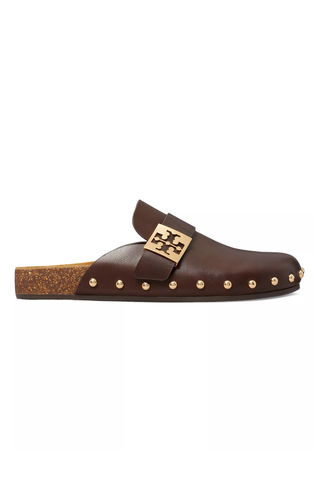 Tory Burch Mellow Suede Buckle Clogs