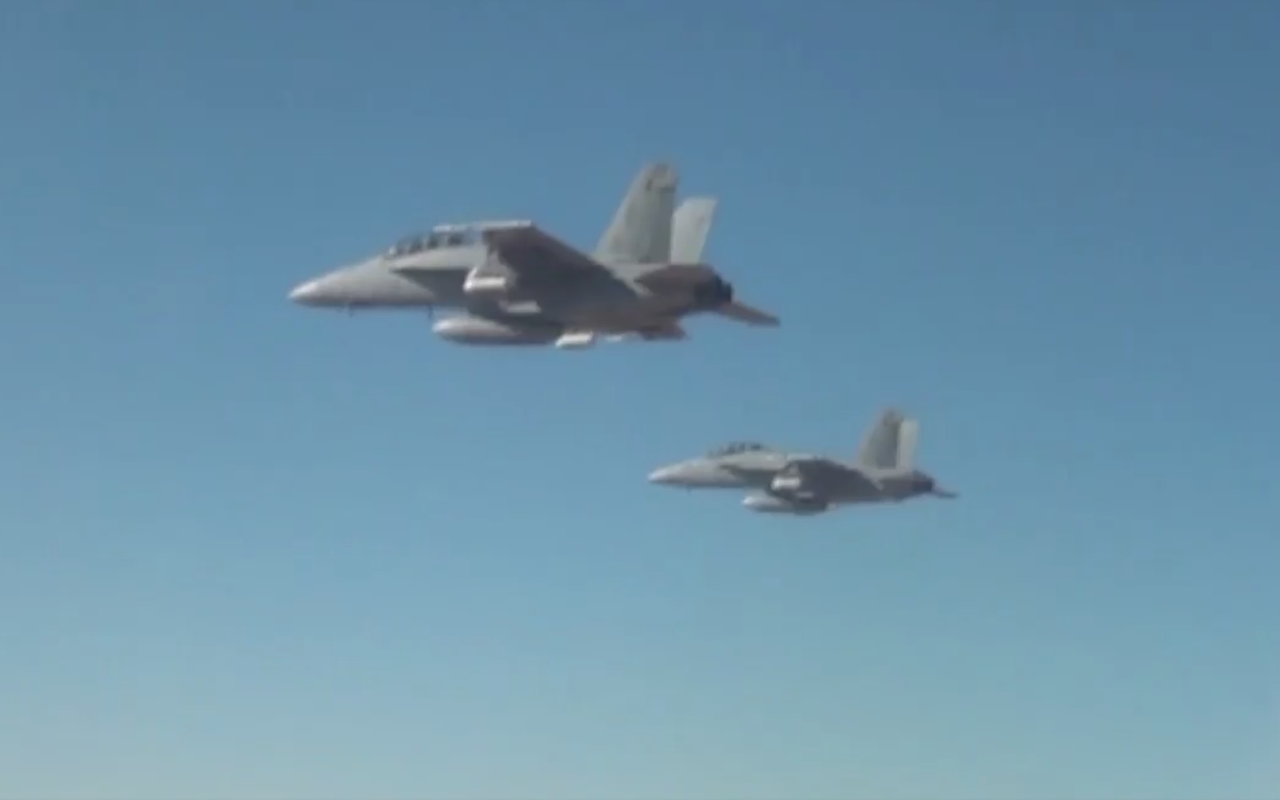 F/A-18 Super Hornets.