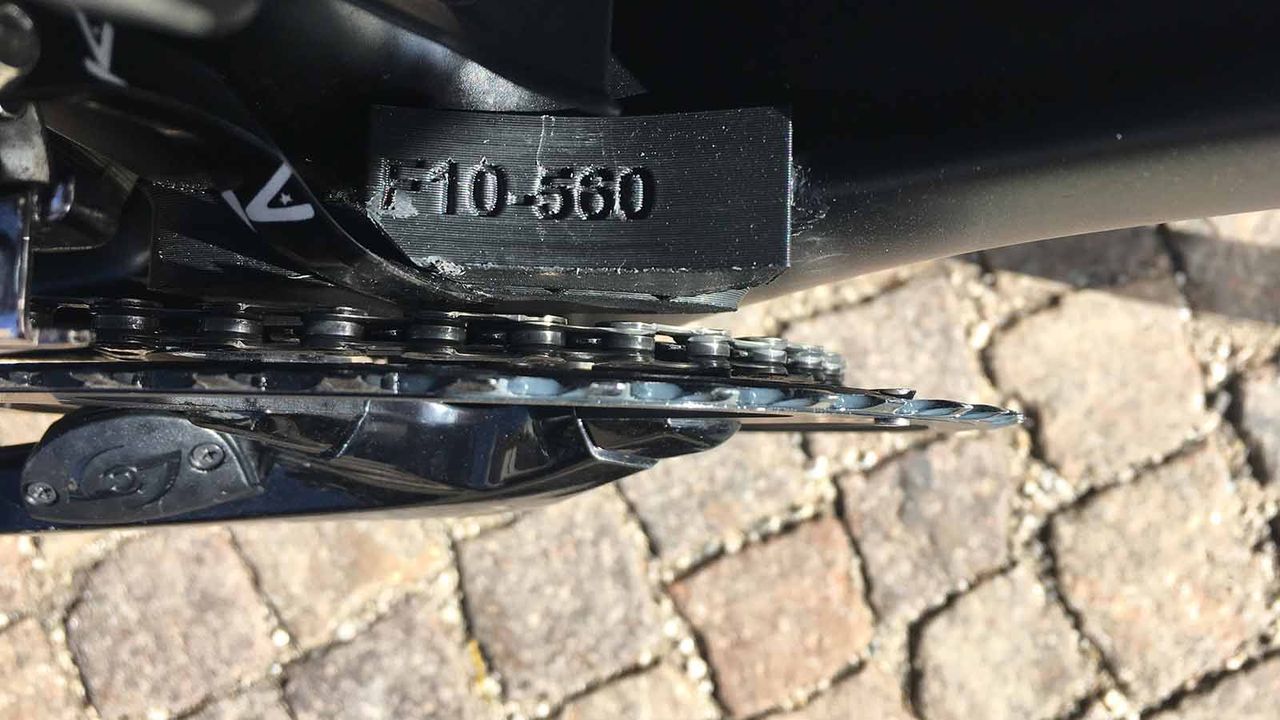 The carbon protection plate is made specifically for a 560mm frame