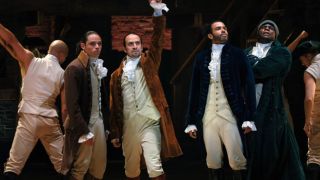 The cast of Hamilton on Disney+.