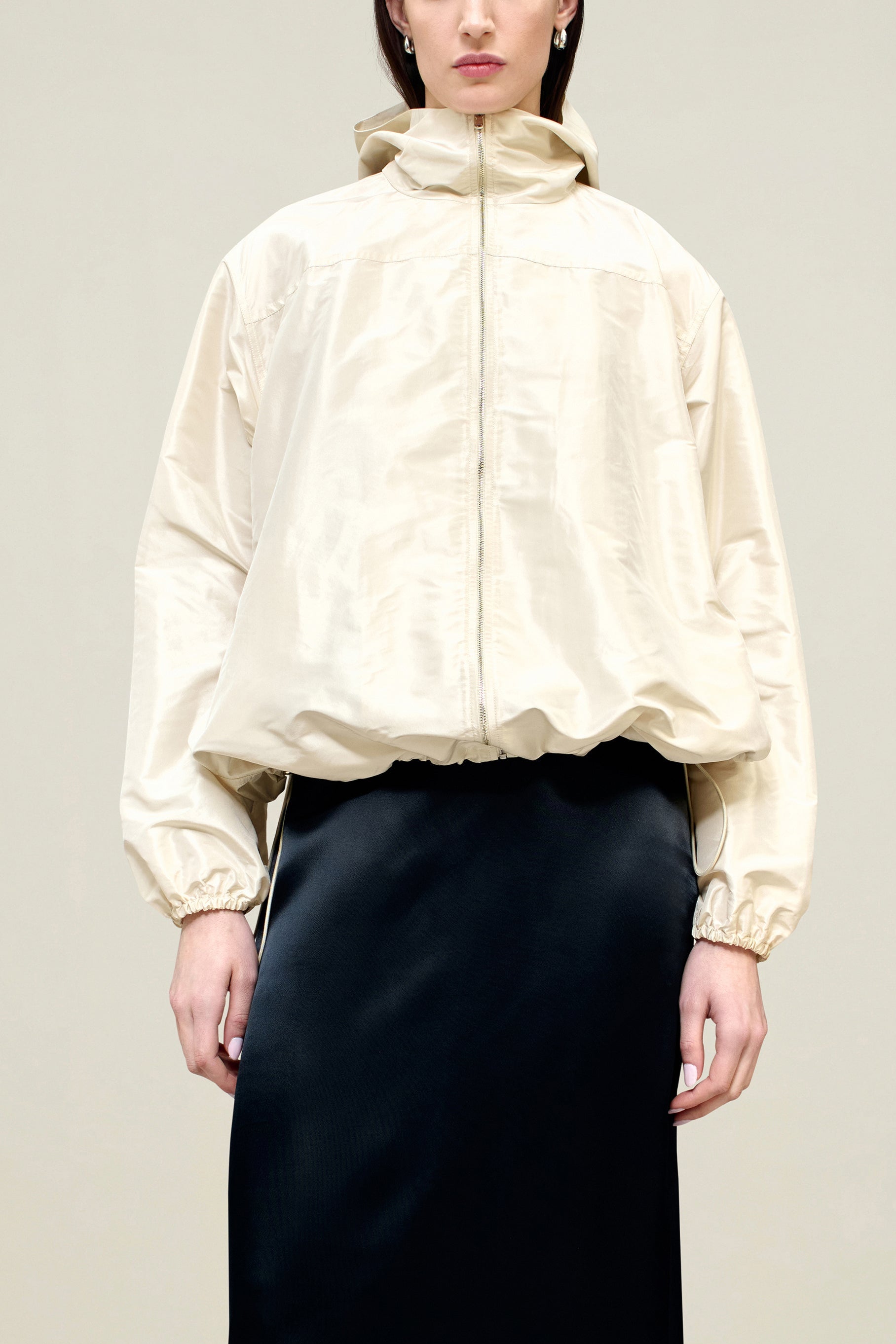 Suri Windbreaker in Silk Taffeta