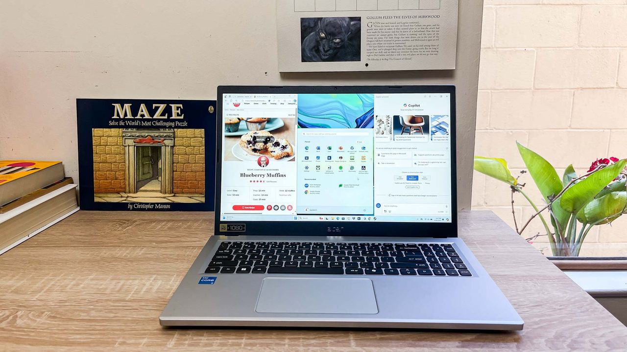 Acer Aspire Go 15 (2024) review unit on desk