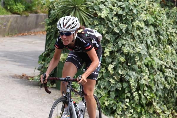 Leader in the mountains competition at the end of the stage was Martine Bras (Gauss Rdz Ormu)