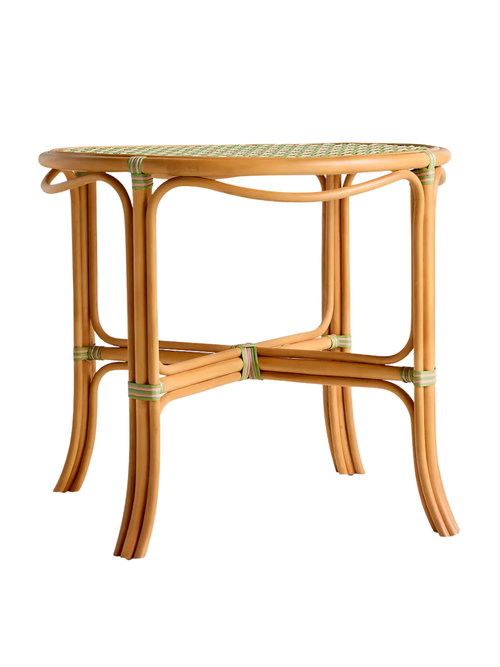 Coastal Rattan Outdoor Bistro Table