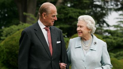 HM The Queen Elizabeth II and Prince Philip, The Duke of Edinburgh re-visit Broadlands, to mark their Diamond Wedding Anniversary on November 20