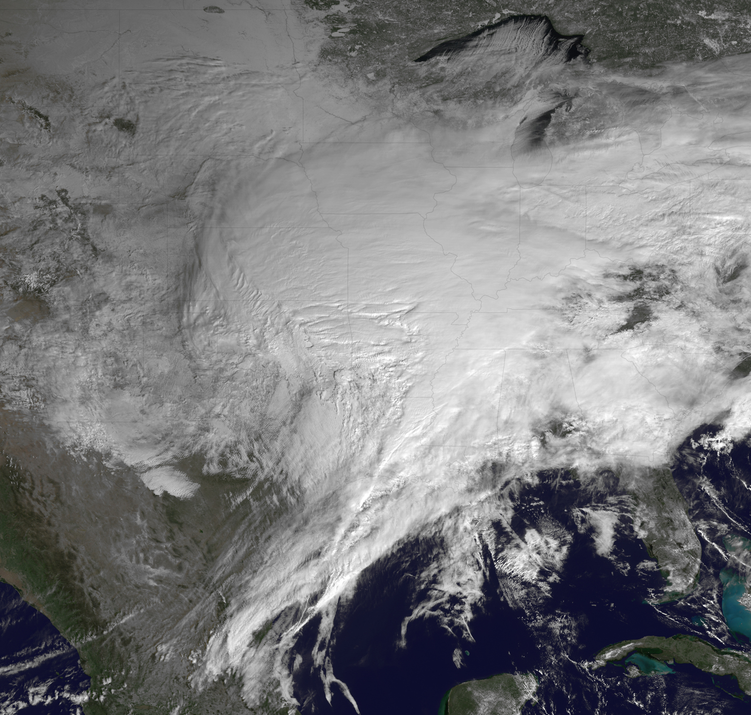 The massive winter storm that is roaring across the U.S. 