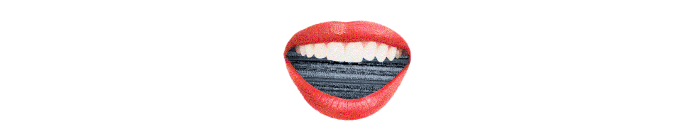 lips, teeth
