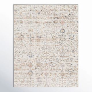 antique style machine washable rug