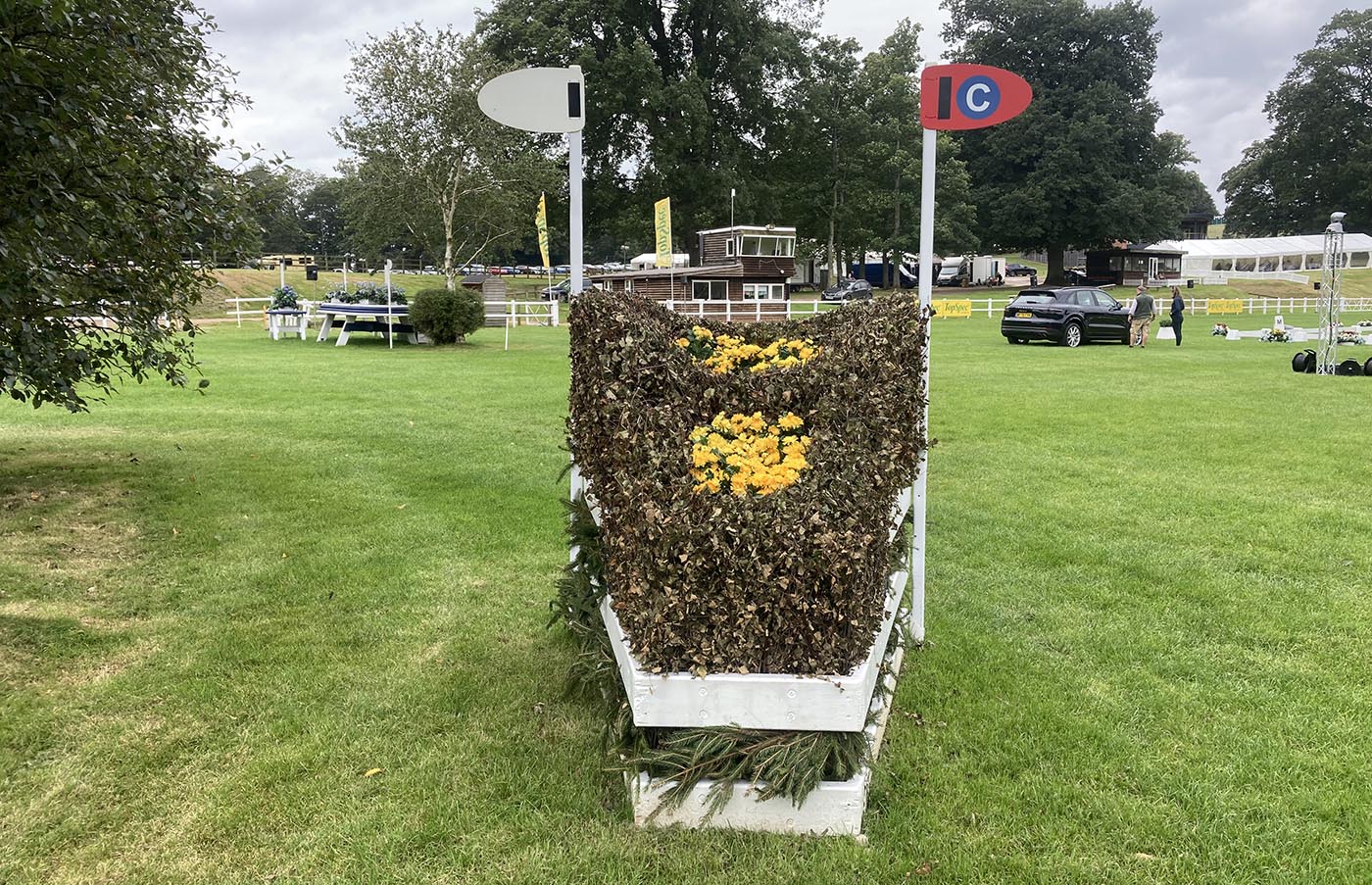 Bicton Horse Trials cross-country course: five-star fence 14c alternative