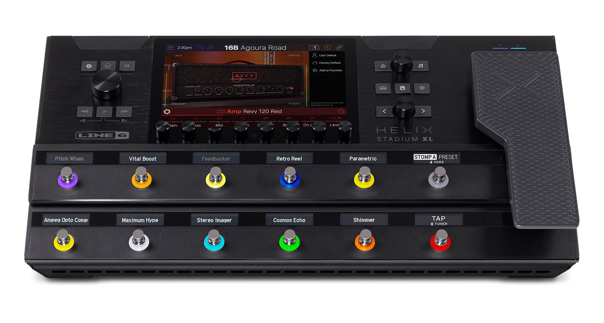 Line 6 Helix Stadium XL: The new flagship amp modeller and multi-effects unit is a dramatic expansion of the Helix framework with a suite of state-of-the-art features