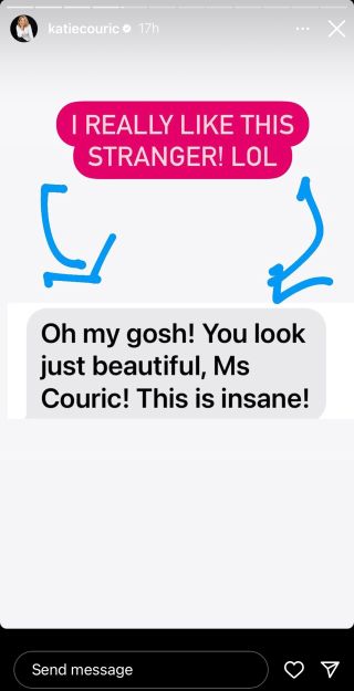 Katie Couric's text messages