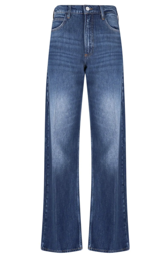 Maria Frayed High Waist Flare Jeans