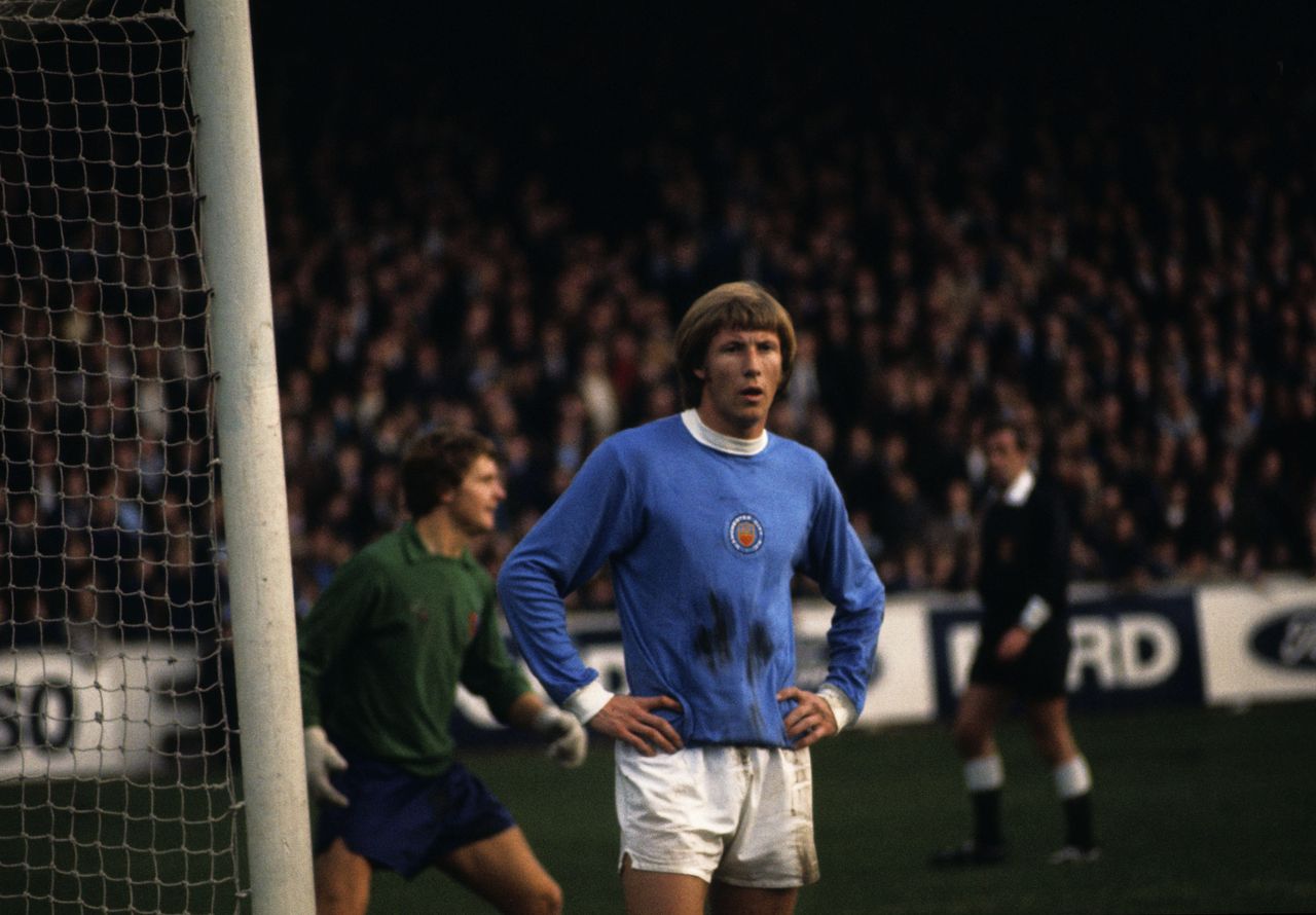 Colin Bell in action for Manchester City, 1970