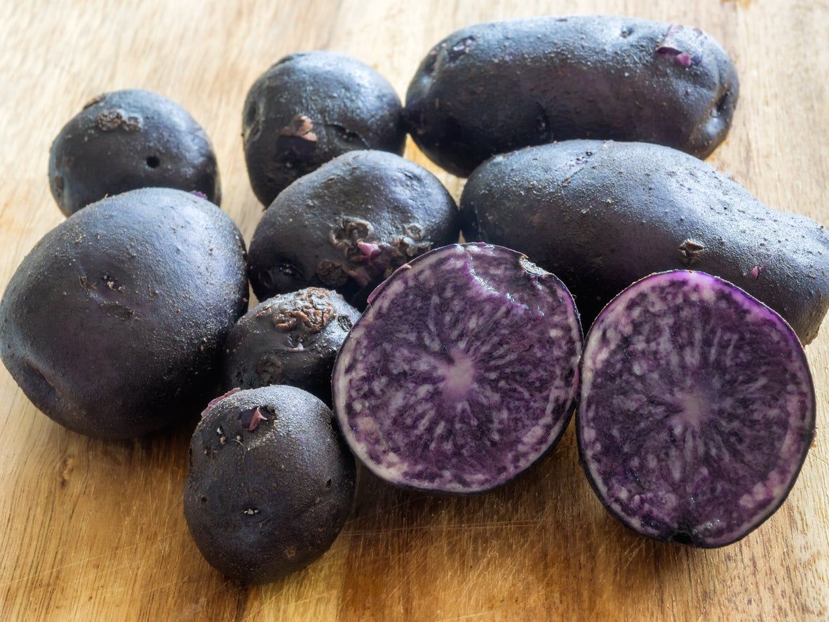 blue potatoes