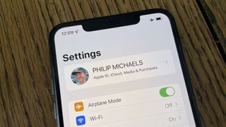 iphone in airplane mode