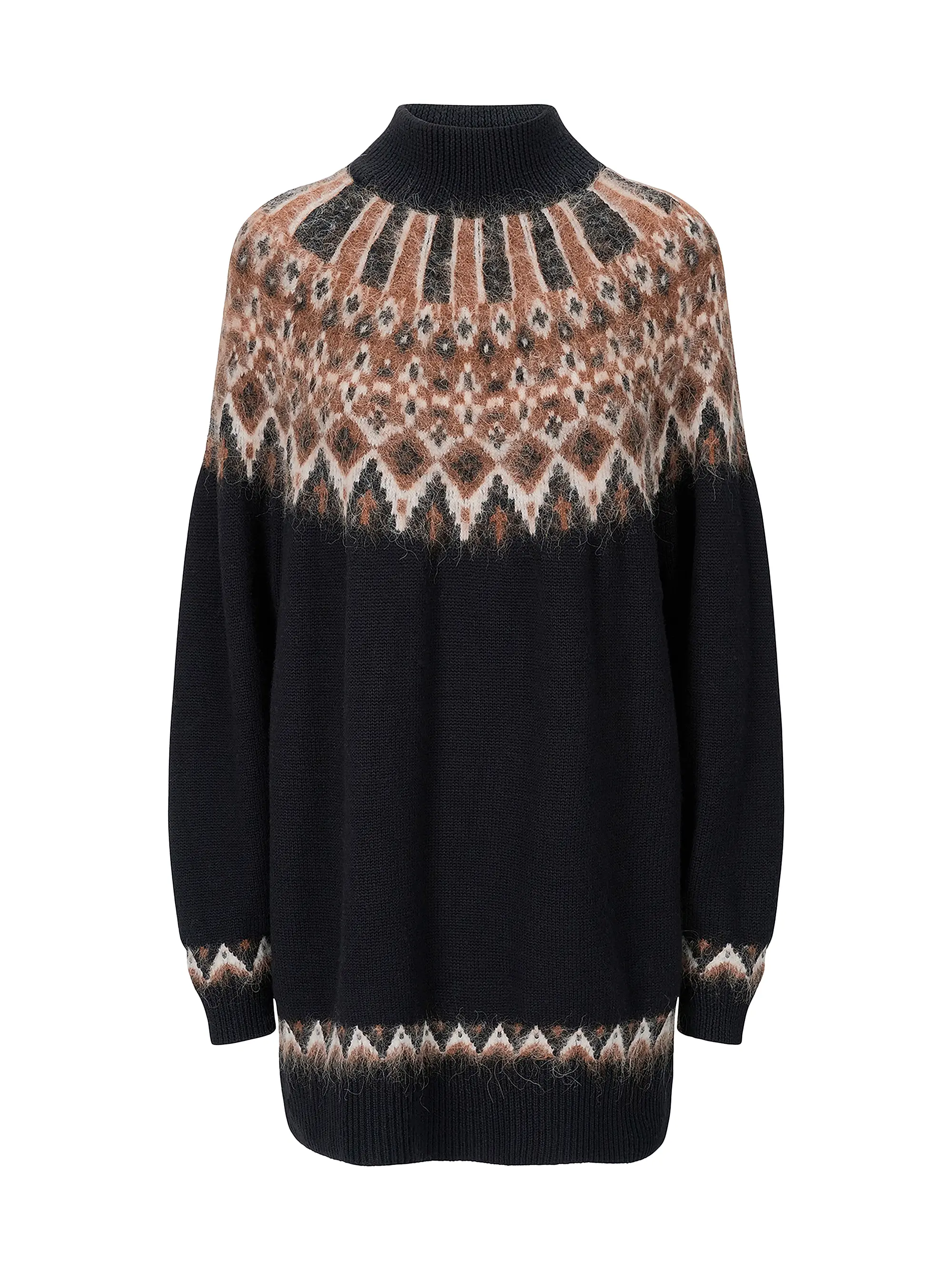 Liza Wool-Blend Sweater Minidress