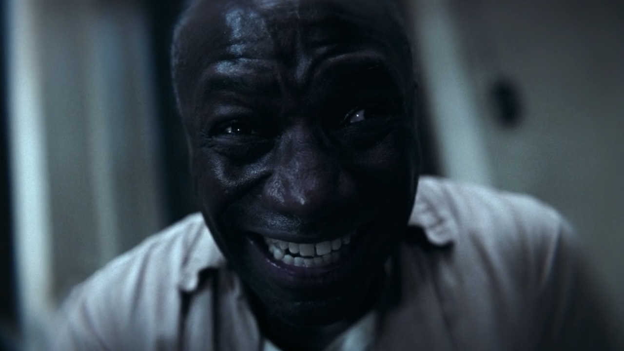 Dick Halloran&#039;s grandfather smiling crazily in IT: Welcome to Derry Episode 5