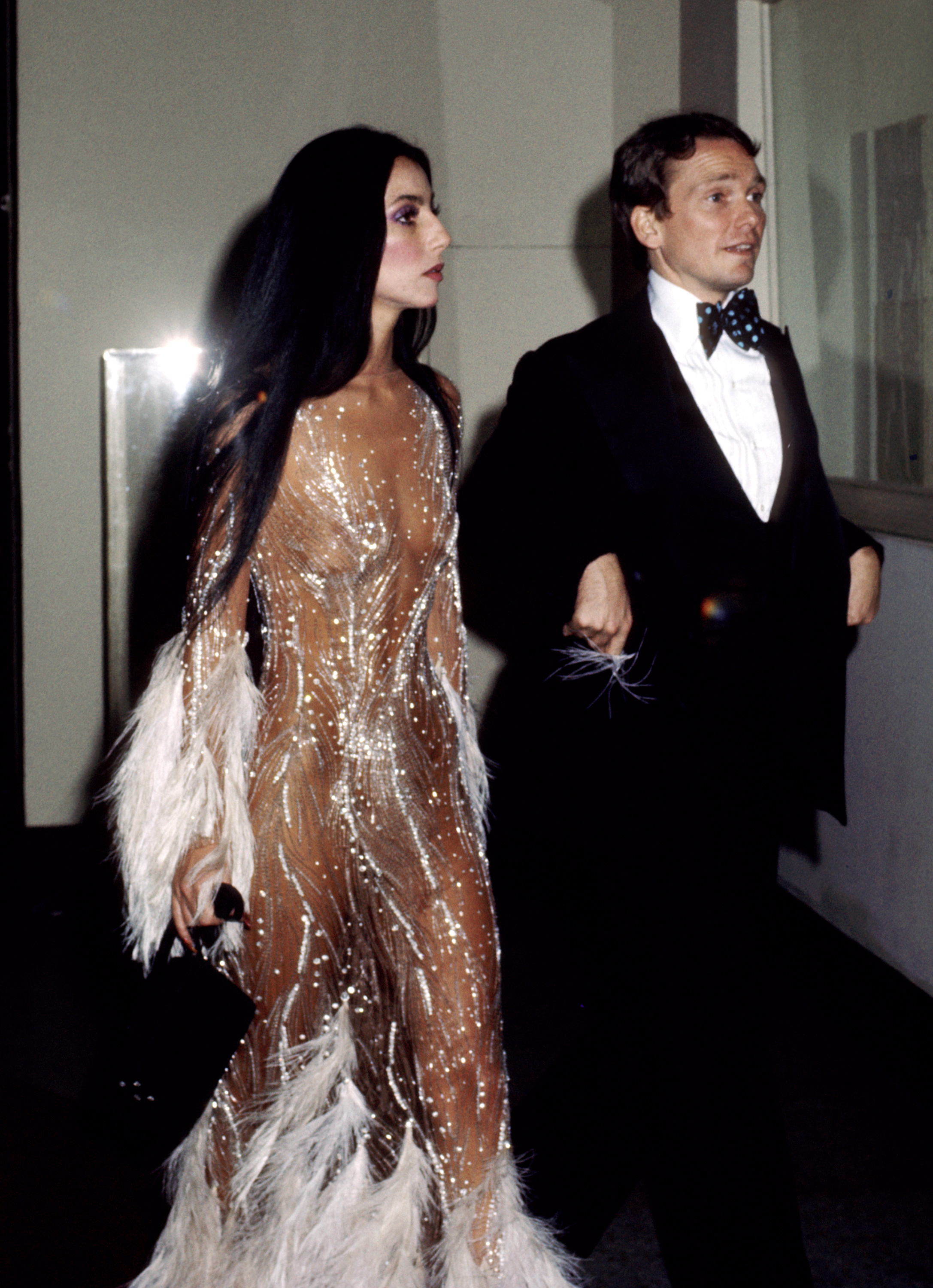 Cher wore a sheer naked dress at the 1974 Met gala