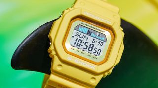 Casio G-Shock G-LIDE watch in yellow