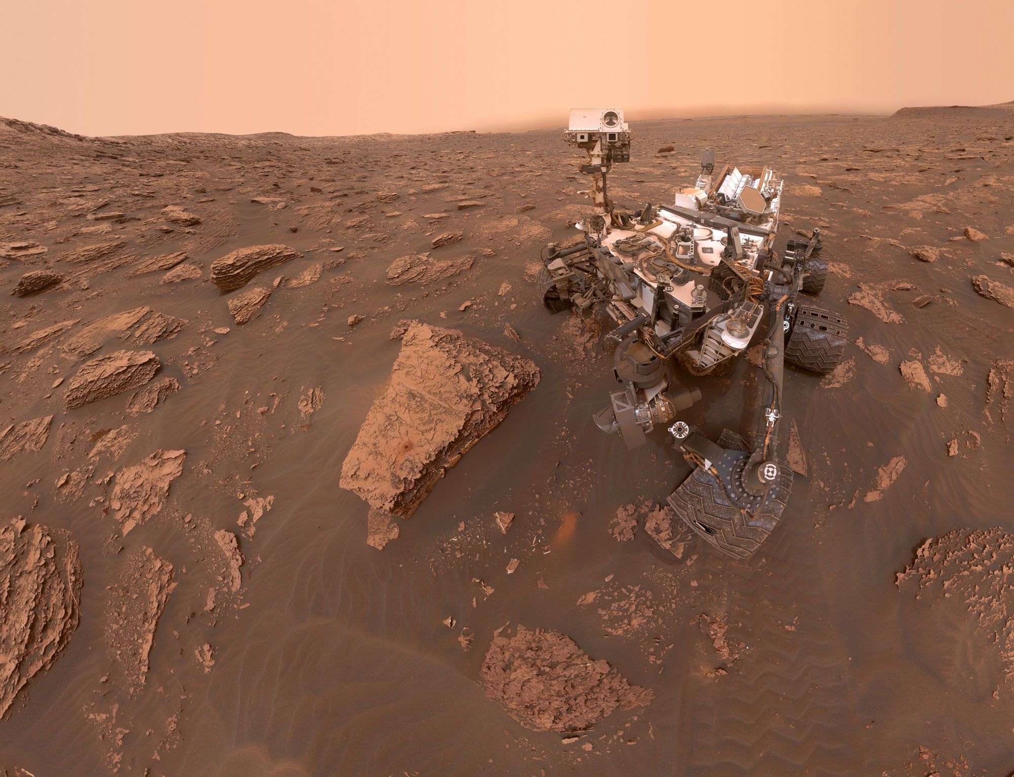 Epic Dust Storm on Mars Now Completely Covers the Red Planet