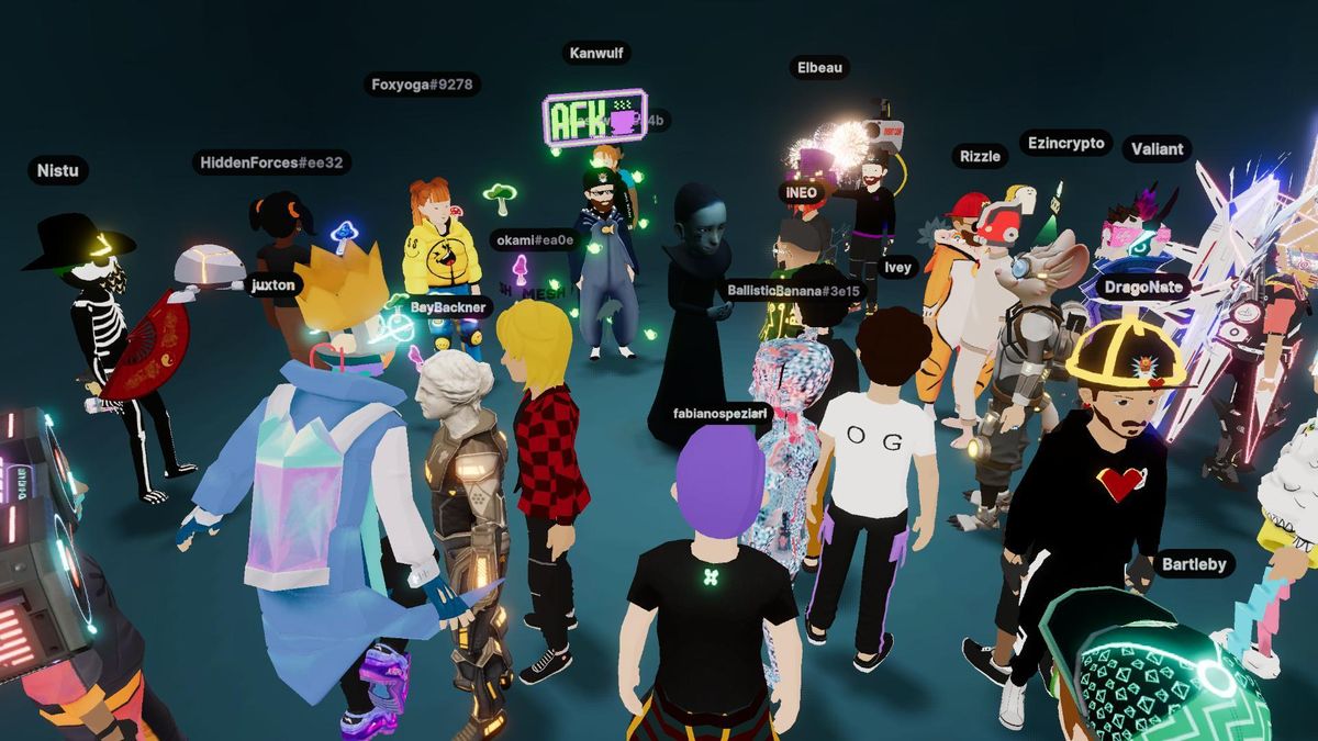 Digital art in the metaverse in Decentraland