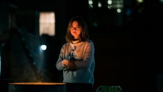 Jenna Coleman as Liv in Wilderness episode 4