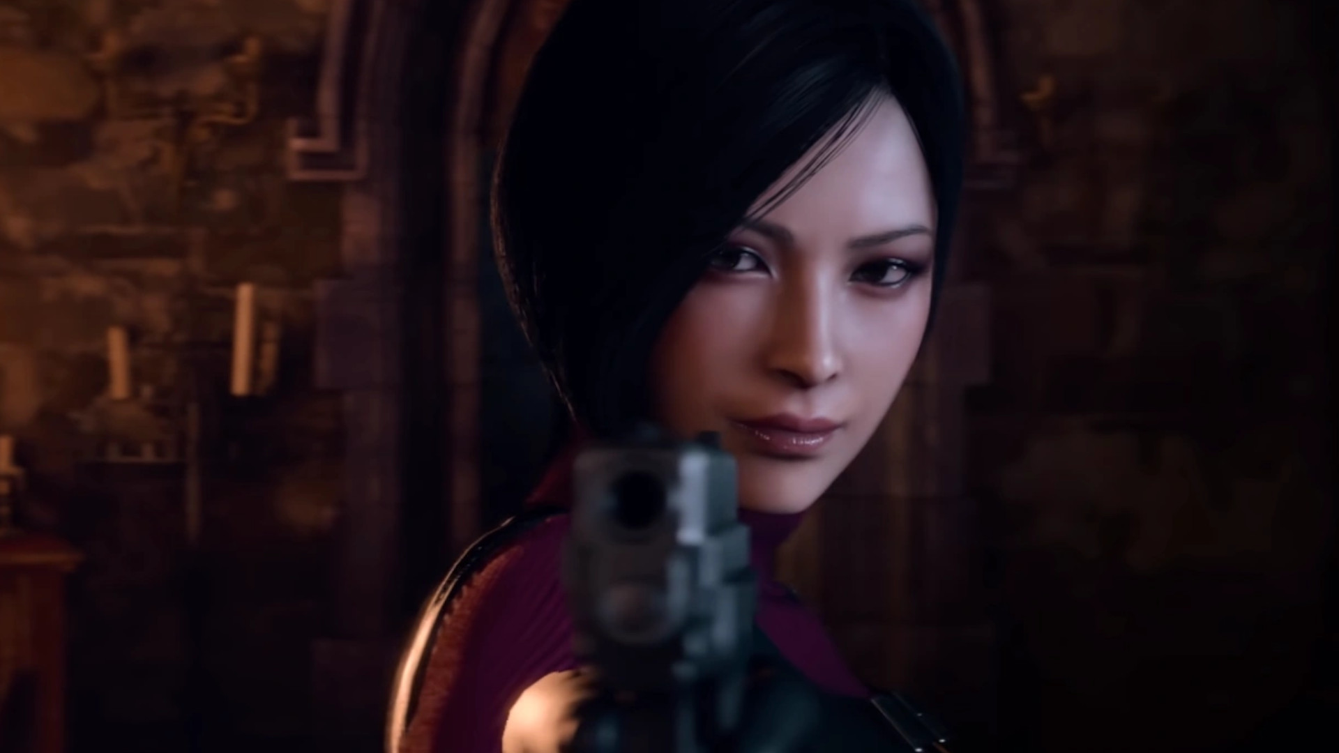 Download Resident Evil 2 Ada Wong Whole Body Phone Wallpaper