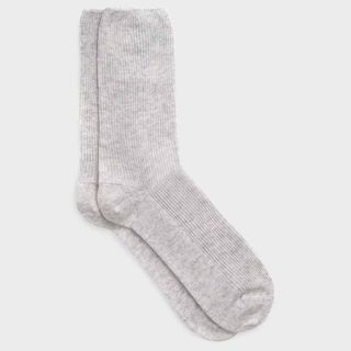 grey cashmere socks