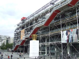 The Pompidou Centre wears its insides on the outside