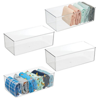 mDesign Long Plastic Drawer Organizer Box: View at Amazon