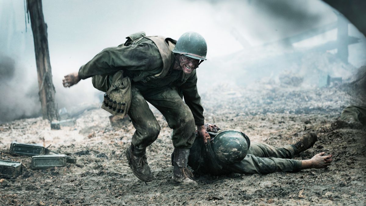 Andrew Garfield in &quot;Hacksaw Ridge&quot; movie (2016)