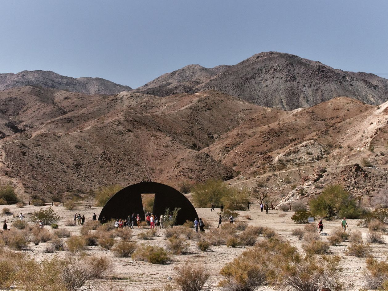 Desert X 2023 installation view, Torkwase Dyson, Liquid A Place