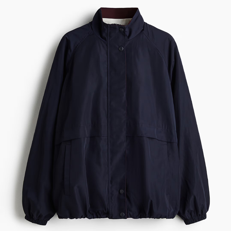 navy windbreaker, H&amp;amp;M