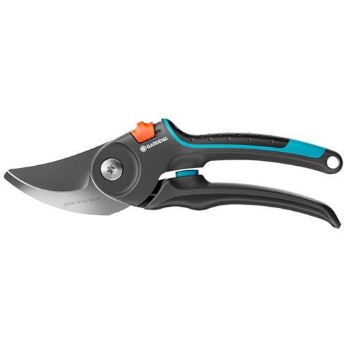 Gardena Secateurs Premiumcut Pro Fresh Wood, Bypass, 24 Mm Cutting Diameter, Ergotec Handle With Soft Grip, Precision-Ground Steel Blades, Powercoating (12251-20)