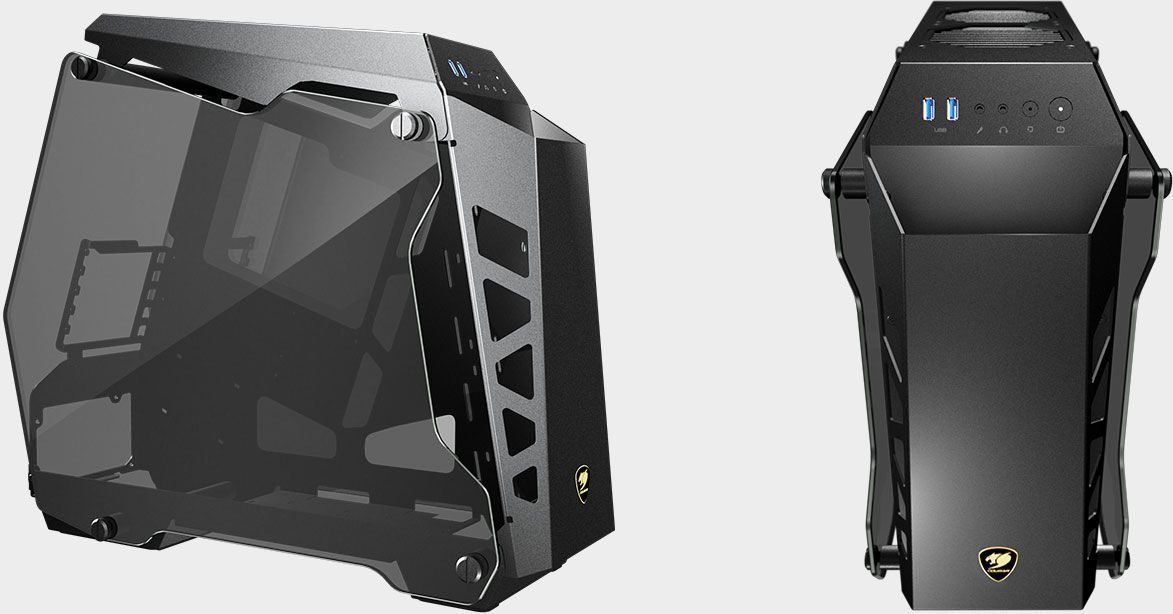 Cougar shrinks its unconventional Conquer case for compact builds