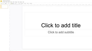 Google Slides interface