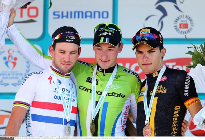 Stage 5 podium in Turkey