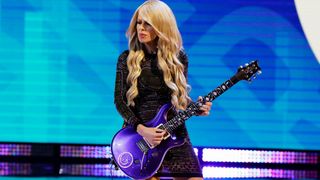 Orianthi performs onstage during the 2022 American Music Awards at Microsoft Theater on November 20, 2022 in Los Angeles, California.