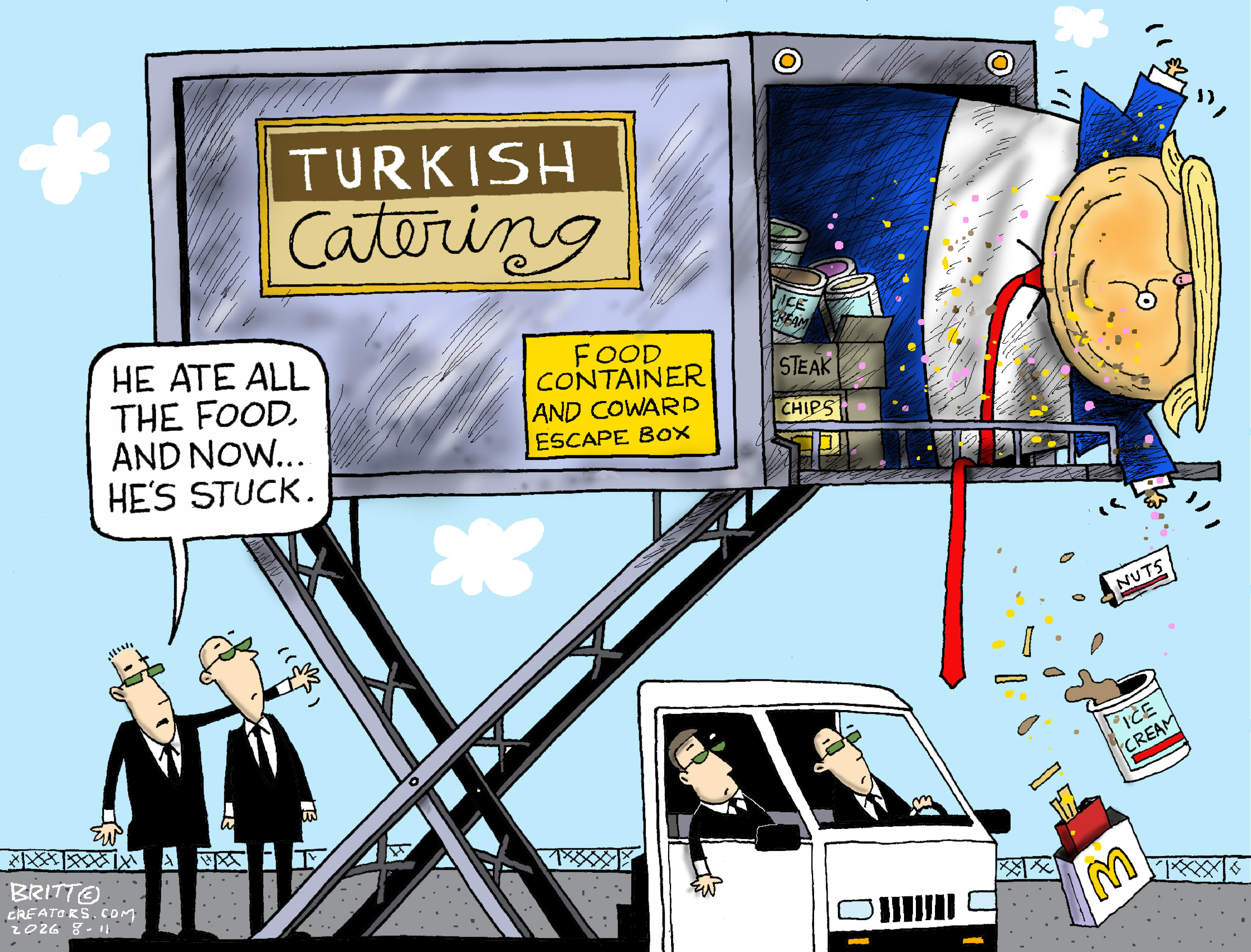 Political cartoon