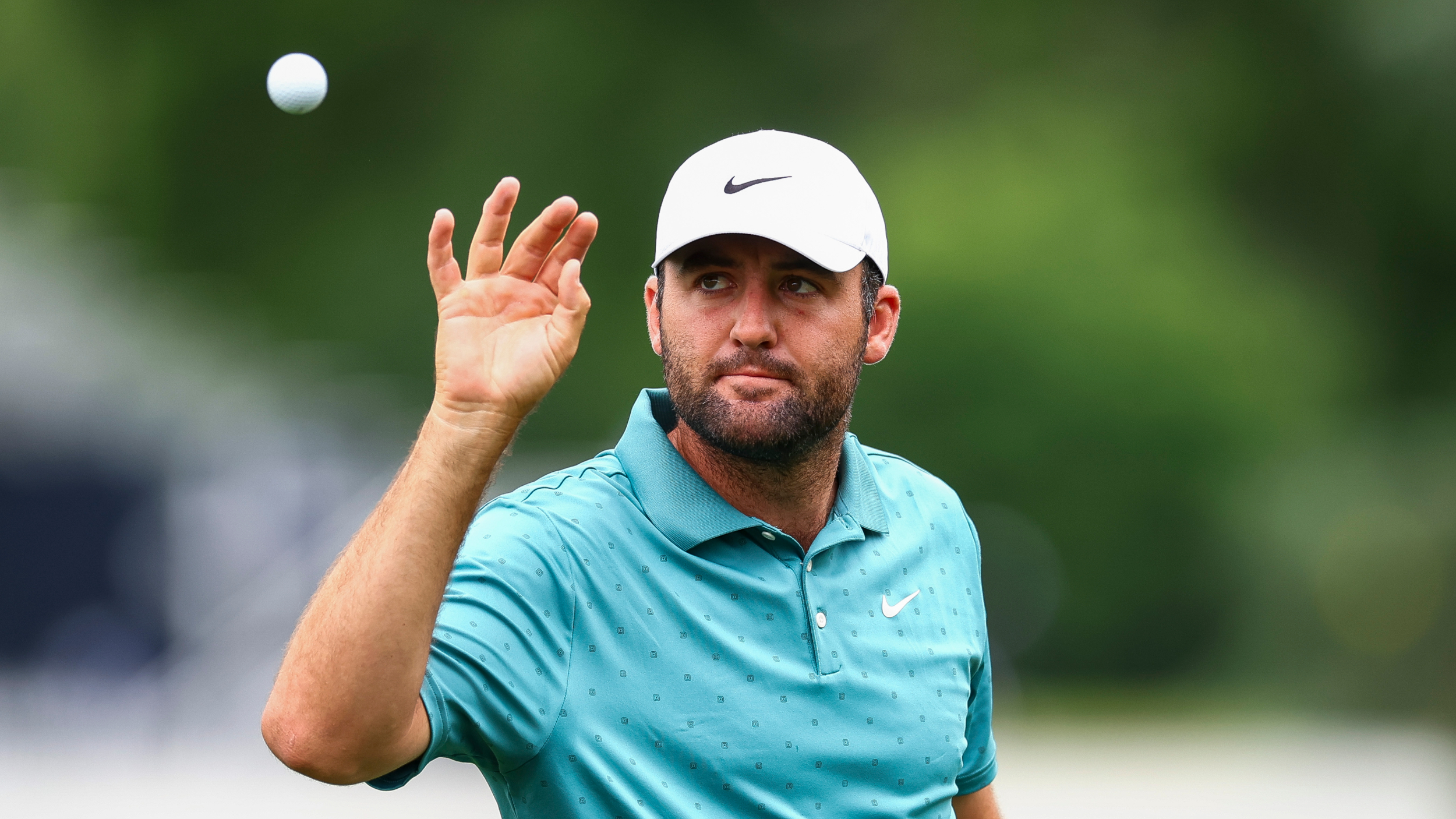 Scottie Scheffler before the PGA Championship at Quail Hollow