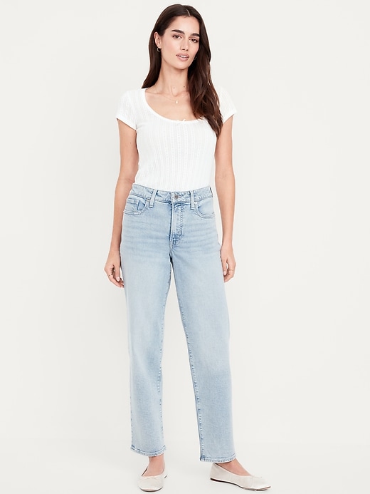 High-Waisted Og Loose Jeans