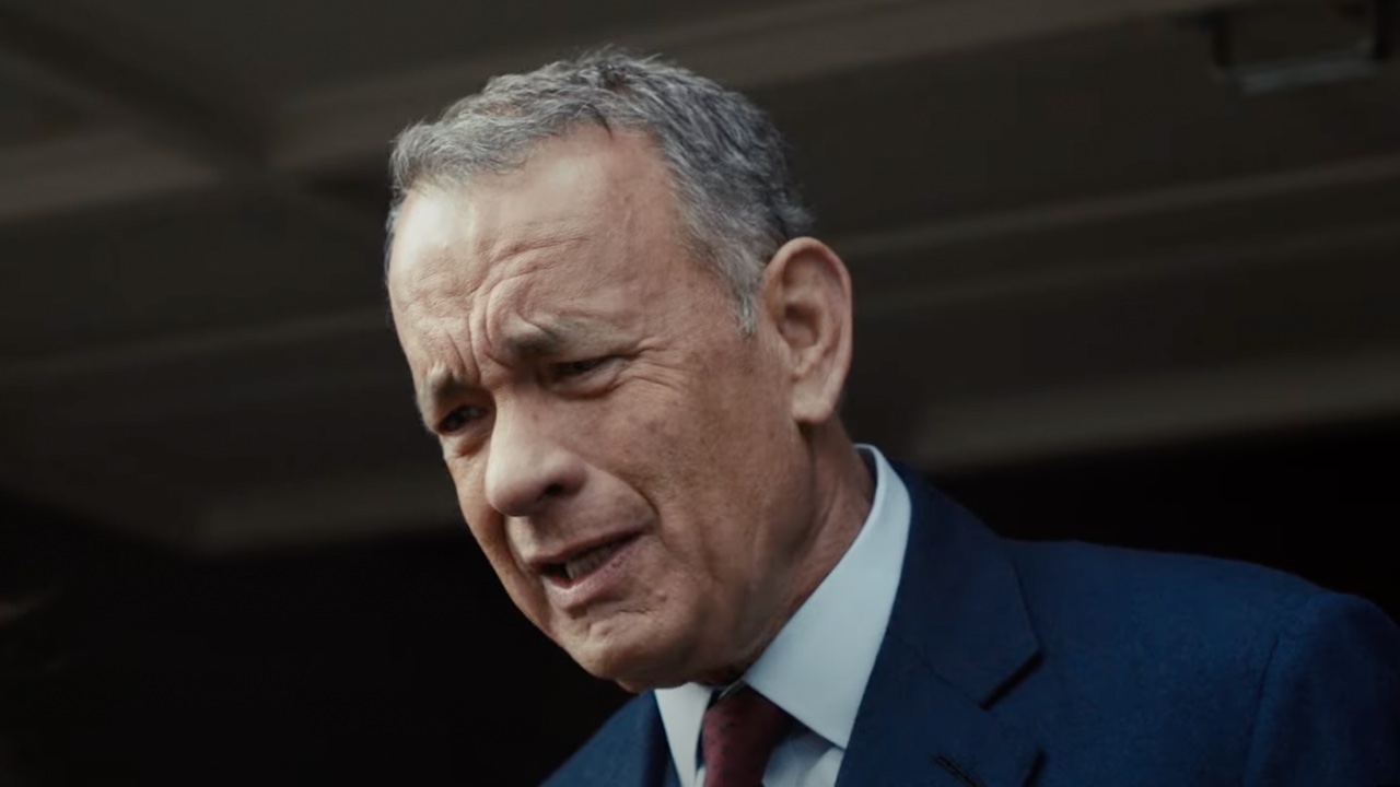 Tom Hanks annoyed in A Man called Otto