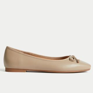 M&S Bow Flat Ballet Pumps