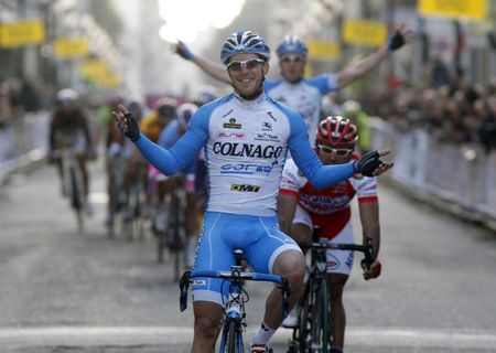 Belletti smiles after winning stage three