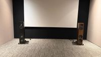 Paradigm Premier 820F v2 floorstanding speakers in a home cinema room