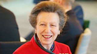 Princess Anne, Princess Royal speaks with guests during a Rugby League Reception to thank the community for their work raising money for Motor Neuron Disease (MND) Association