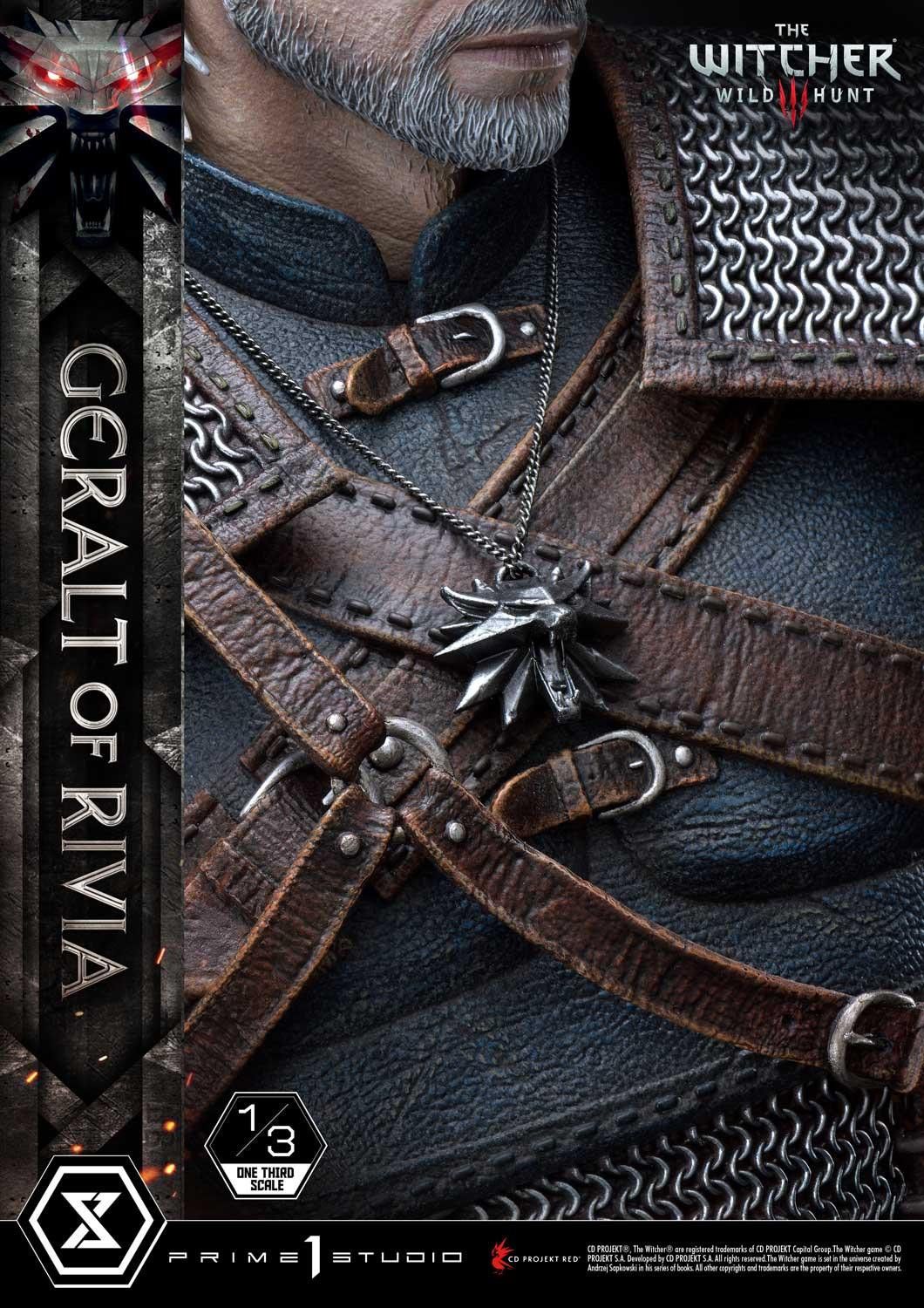 Geralt of Rivia statue